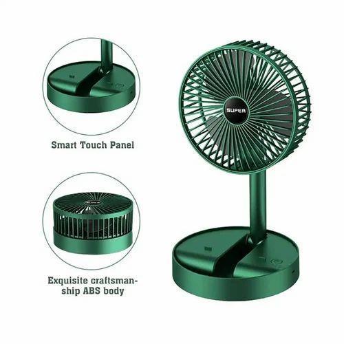 USB Rechargeable Telescopic Folding Fan - Arfa Mart