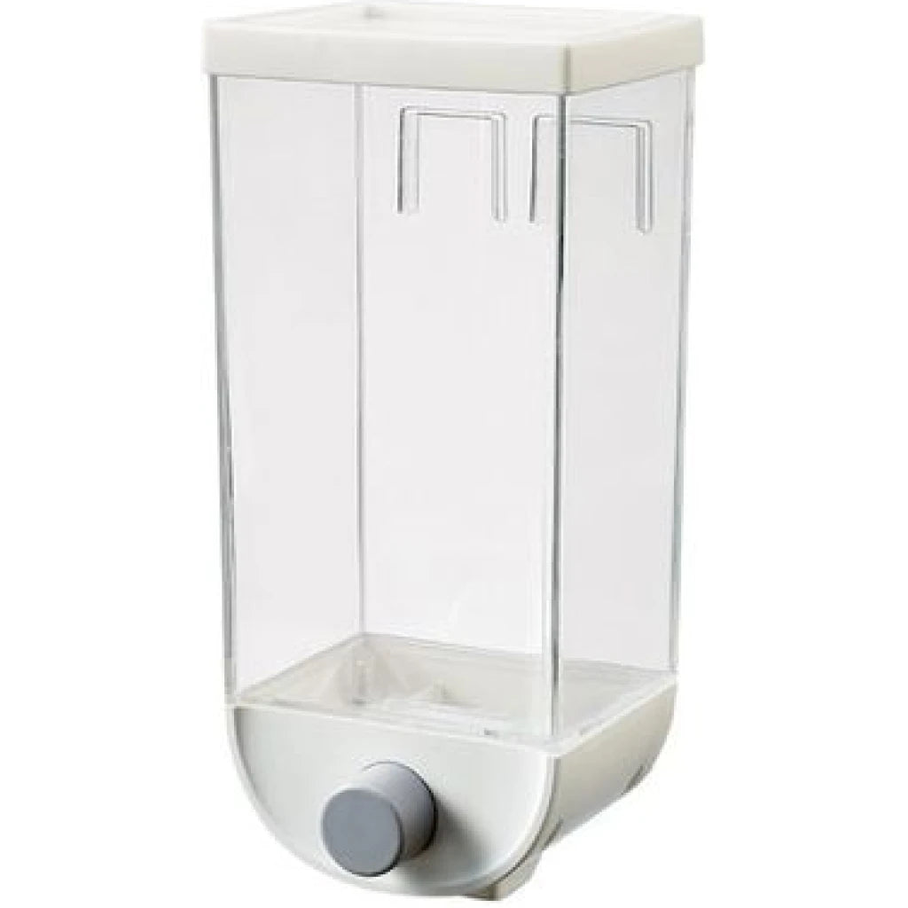Kitchen Food Storage Container Cereal Dispenser with Transparent ABS Body