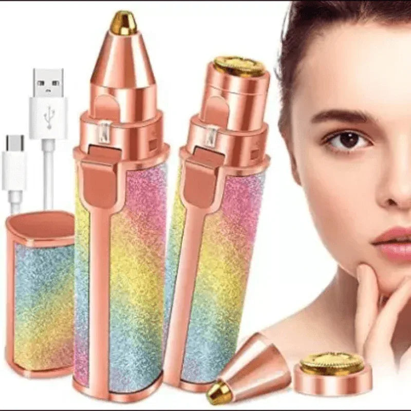 2 in 1 Eyebrow Trimmer - Arfa Mart