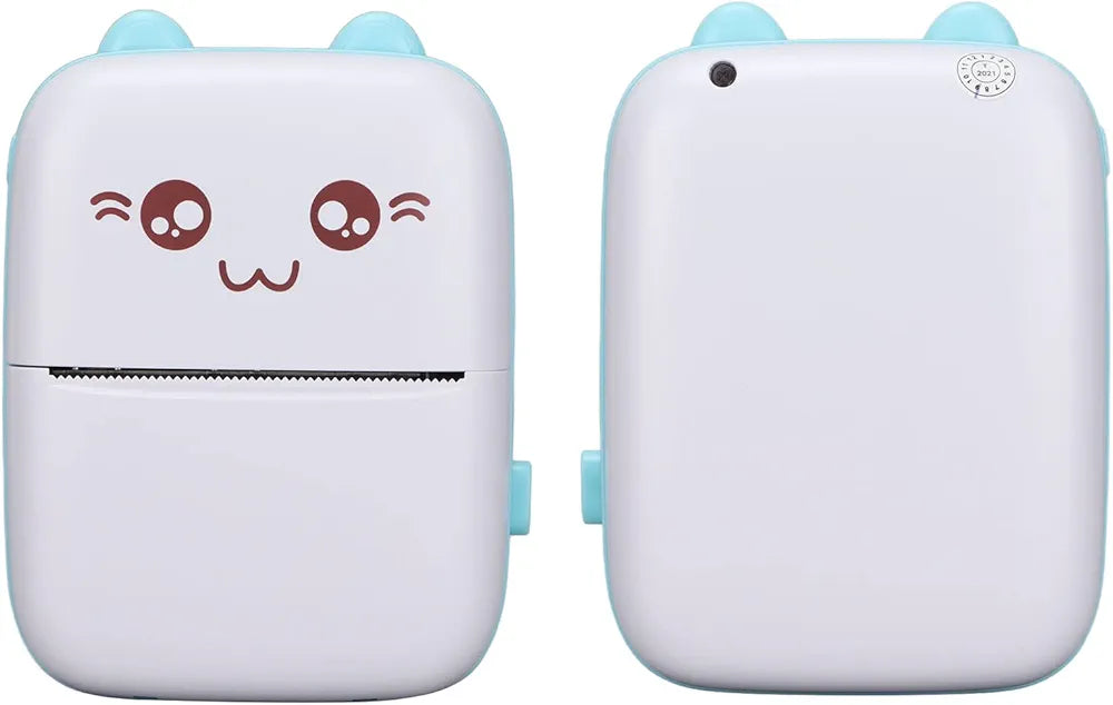 Meow Pocket Printer, Mini Bluetooth Photo Printer, Pocket Printer with Thermal Paper Roll