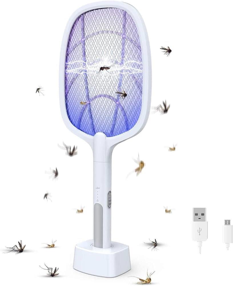 2 in 1 Mosquito Lamp and Racket