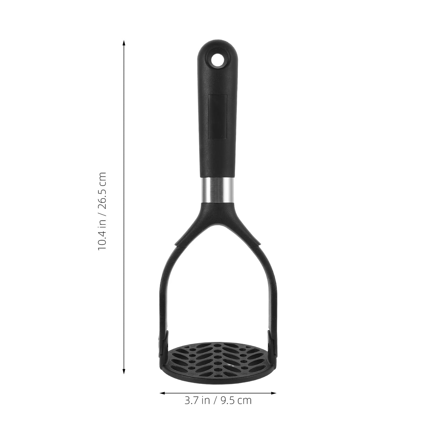 Non-Stick Stainless Steel Potato Masher with Foldable Design, Dishwasher Safe