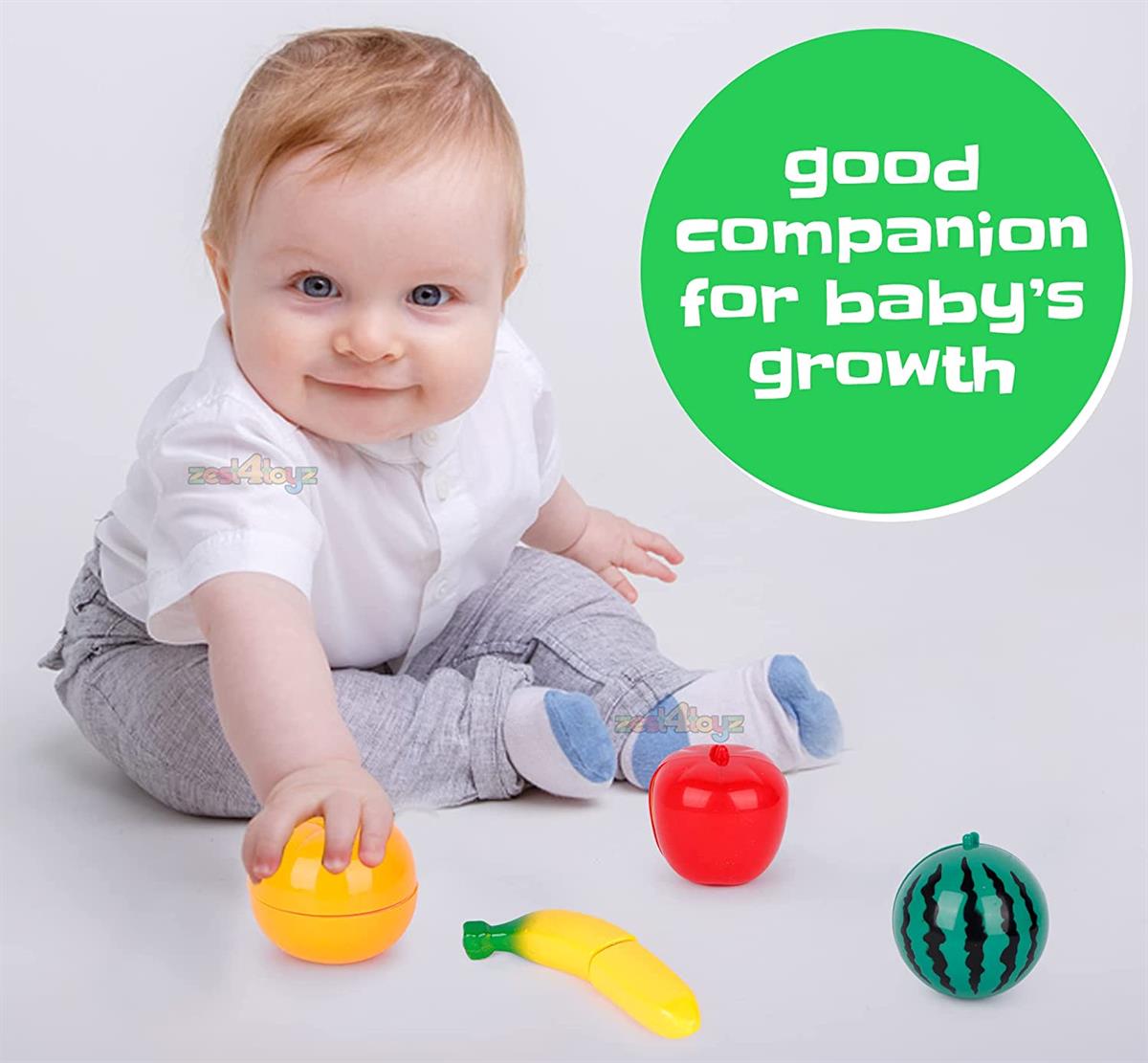10 Pcs Set Fruit Vegetables Cut Toys Development And Education Random Surwish Plastic Toys Kids Kitchen Game Gift