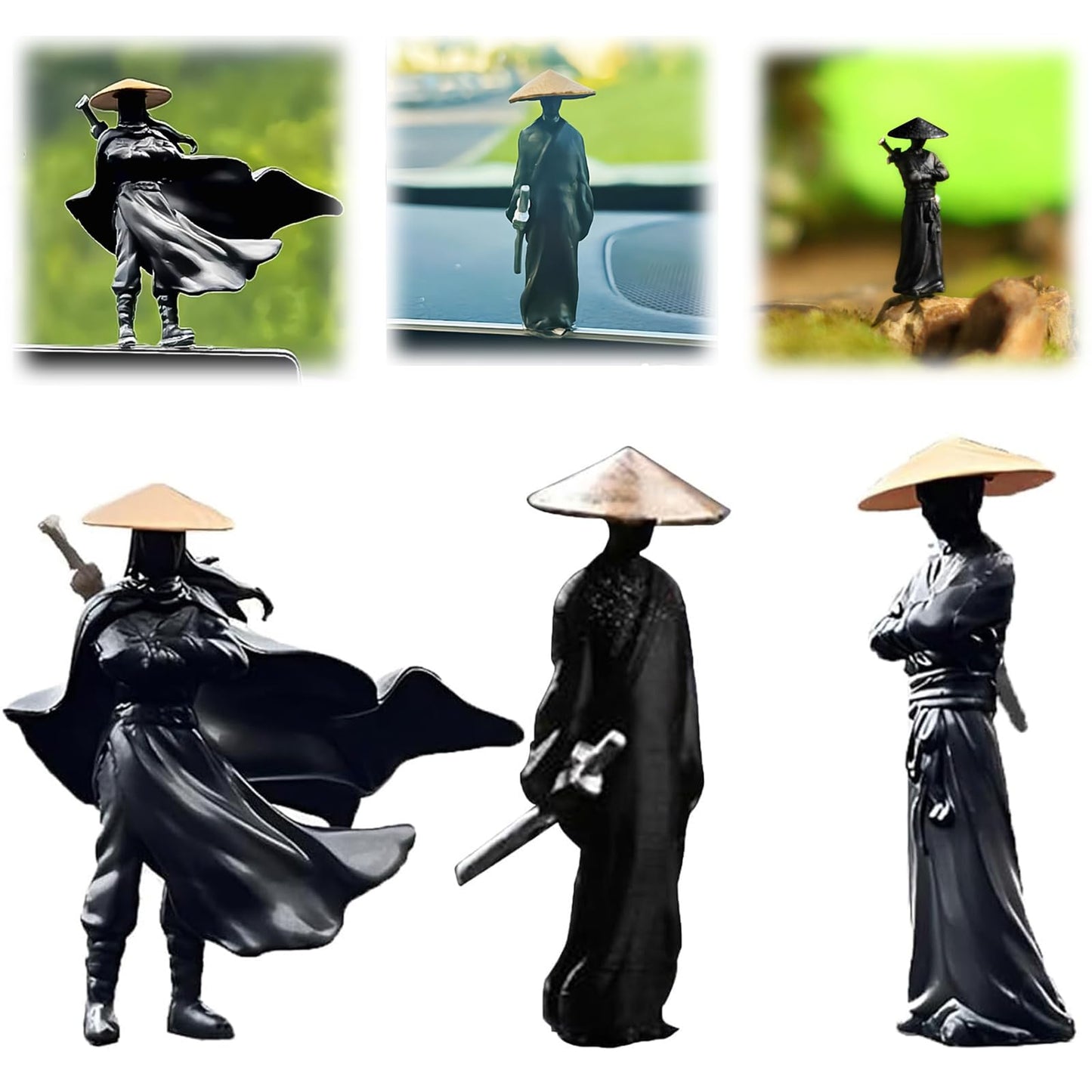 Mini Resin Chinese Swordman Figure