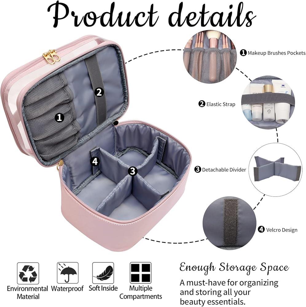 Double Layer Cosmetic Bag