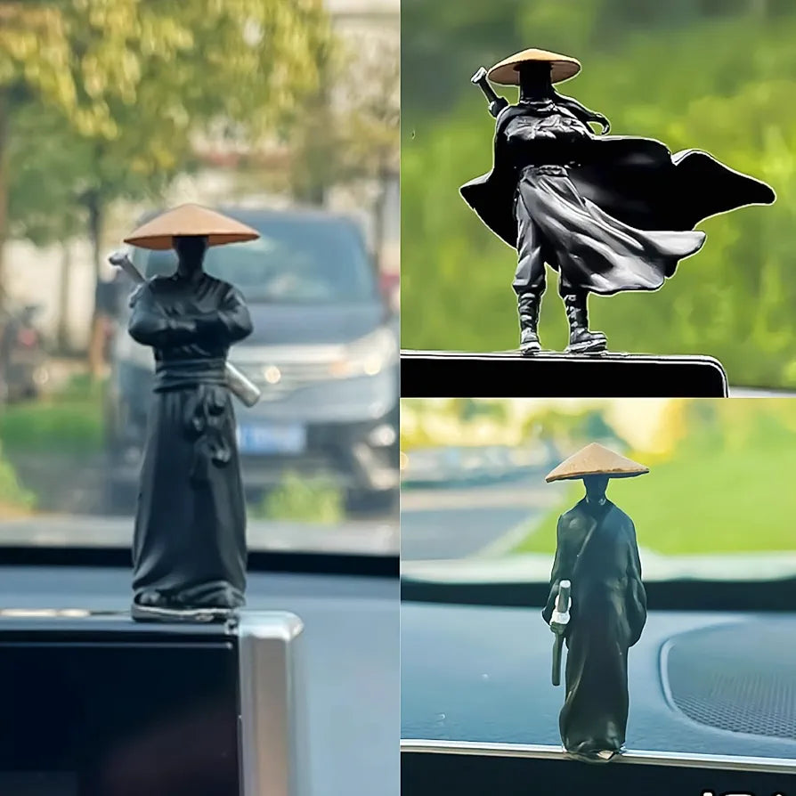 Mini Resin Chinese Swordman Figure