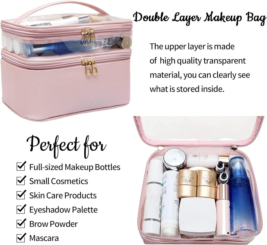 Double Layer Cosmetic Bag
