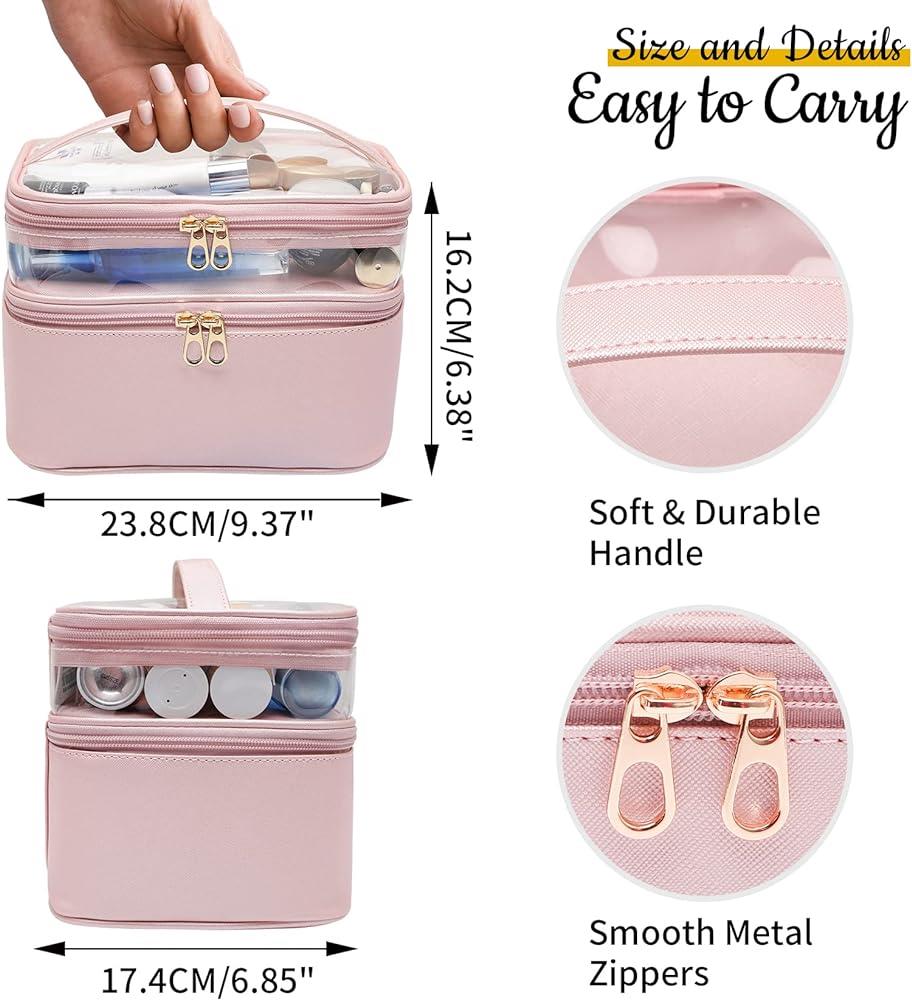Double Layer Cosmetic Bag