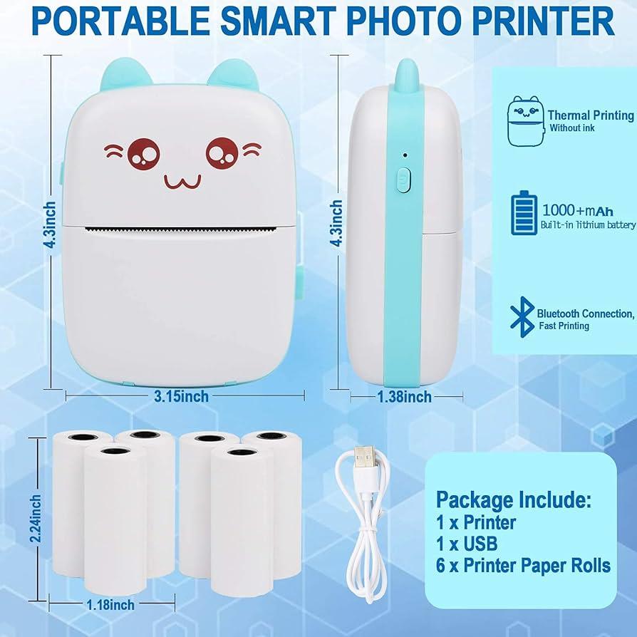 Bluetooth Mini Portable Printer