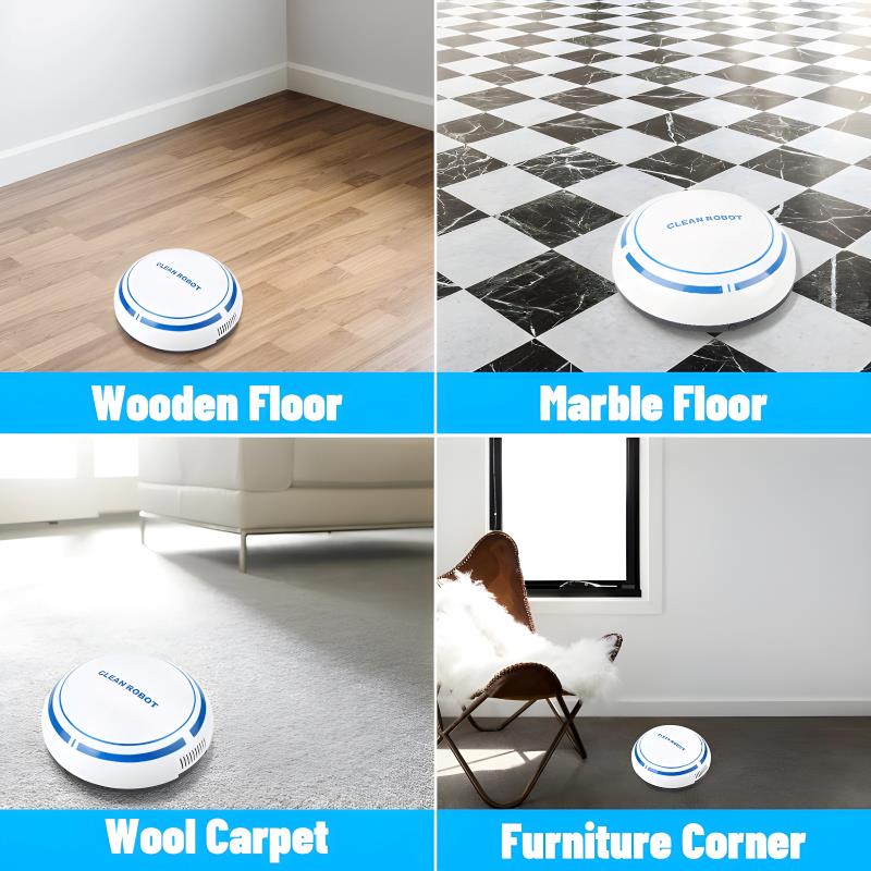 Ultimate Multi-Function One-Key Operation Sweeping Robot Cleaner With Super Storng Suction
