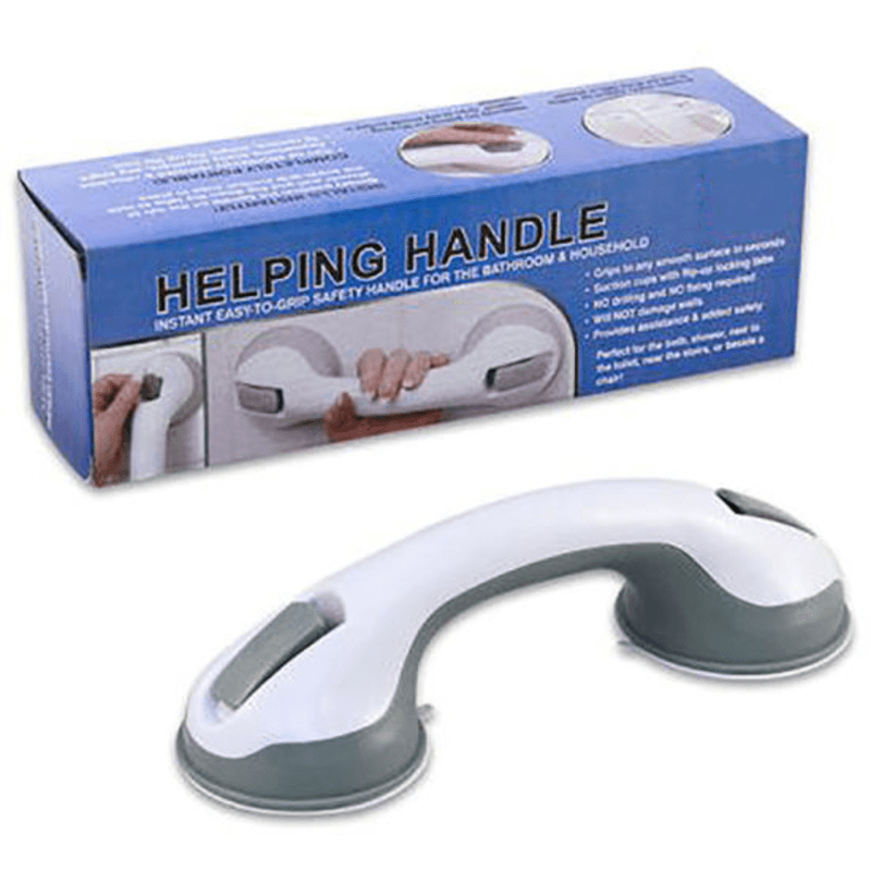 Suction Helping Handle for Bathroom Safety - Easy Install, Durable Grip