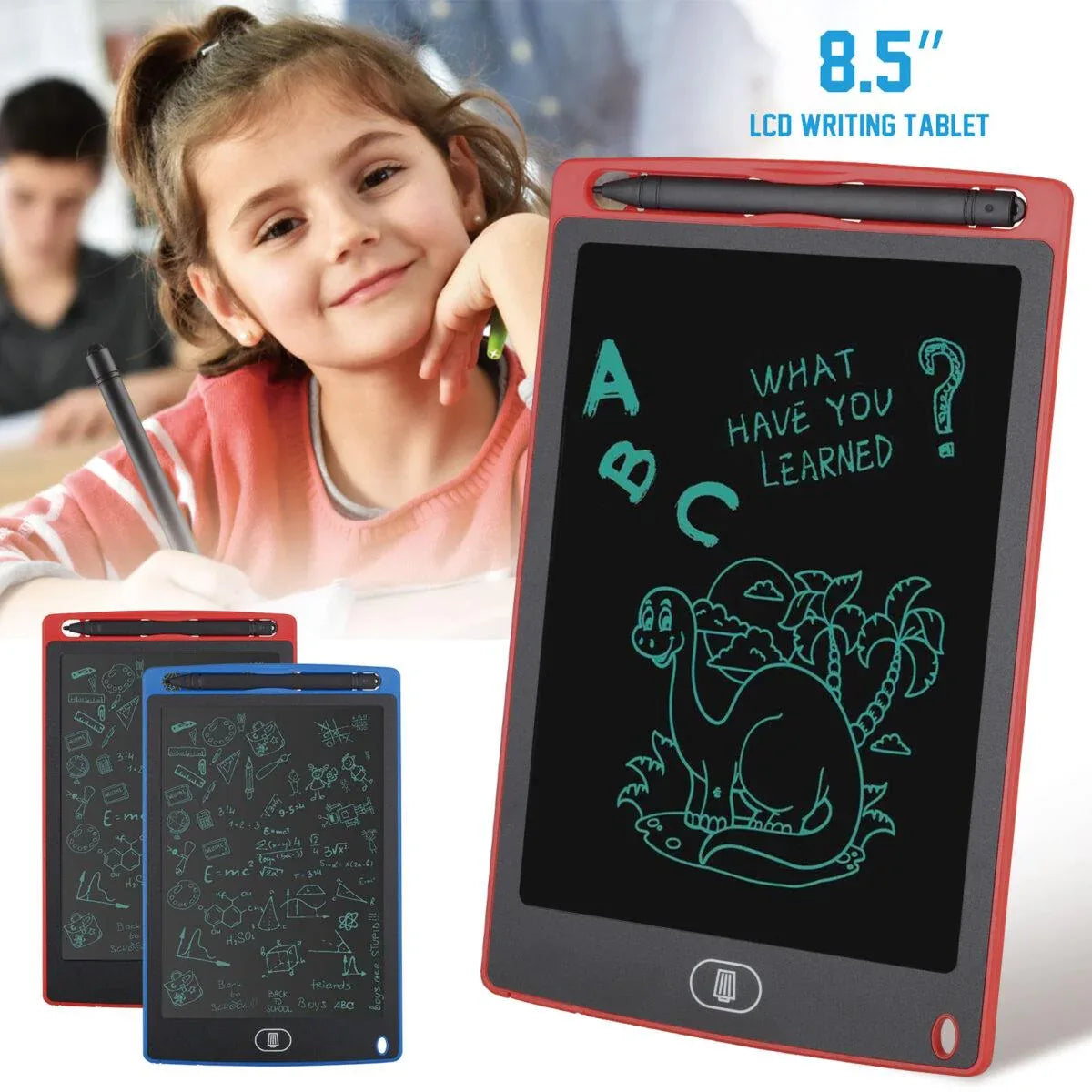 8.5 Inch Kids LCD Writing Tablets - Arfa Mart