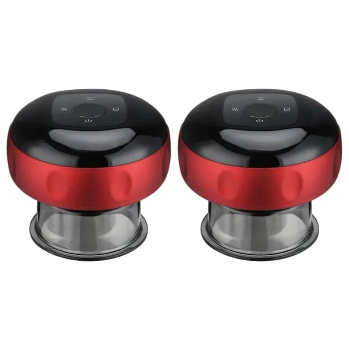 Rechargeable Hajama Cupping Massage Anti Cellulite Magnet Therapy, Wireless Guasha Scraping Fat Burner Slimming Body Scraping Cupping - Arfa Mart