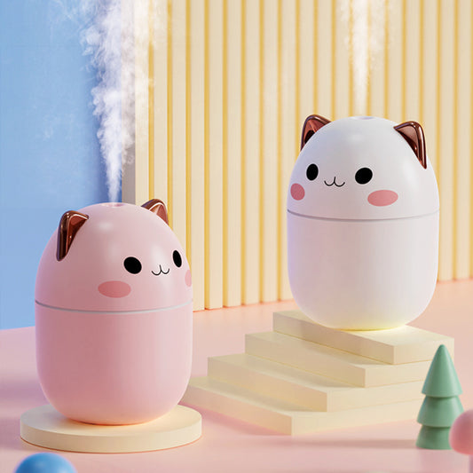 Cute Cat Air Humidifier with 250 ml
