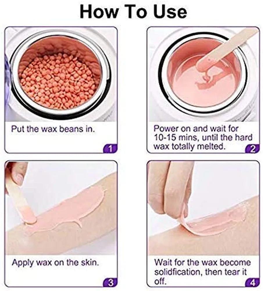 Pro wax 100 Mini Wax Warmer Heater Electric Hands Spa Hair Removal Depilatory Melting Wax Machine Pot Temperature Control