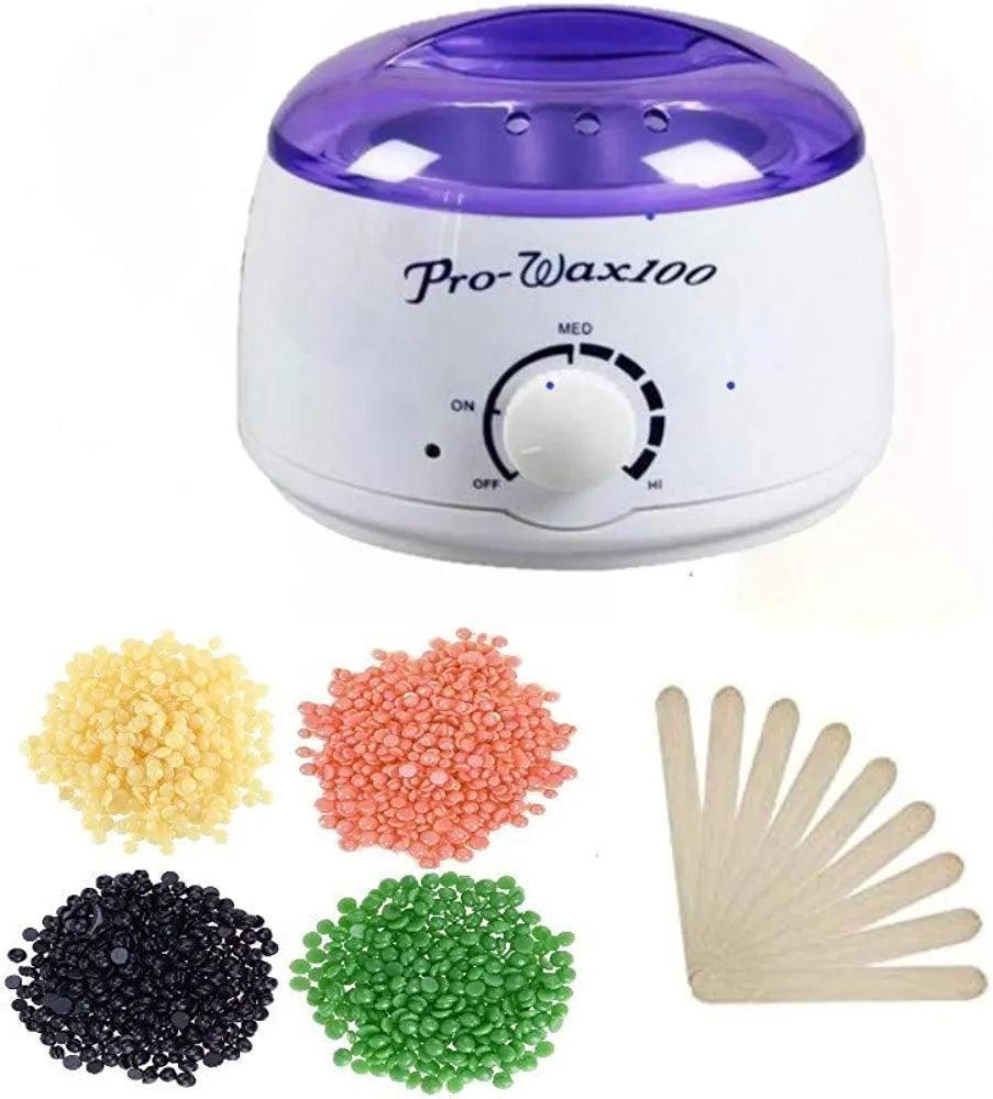 Pro wax 100 Mini Wax Warmer Heater Electric Hands Spa Hair Removal Depilatory Melting Wax Machine Pot Temperature Control
