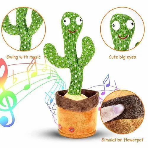 Dancing Cactus Talking Plush Doll Toy Child Birthday Present That Can Sing And Dance Voice Interactive Dancing Cactus Toy - Arfa Mart