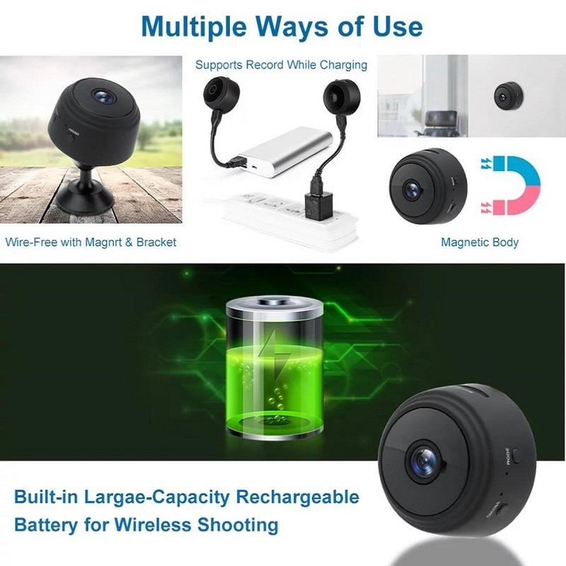 A9 Mini Camera with Magnetic Stand