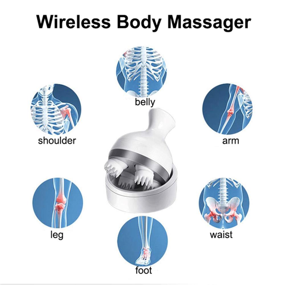Electric 3D Scalp Massager With 4 Massage Heads And Massage Modes