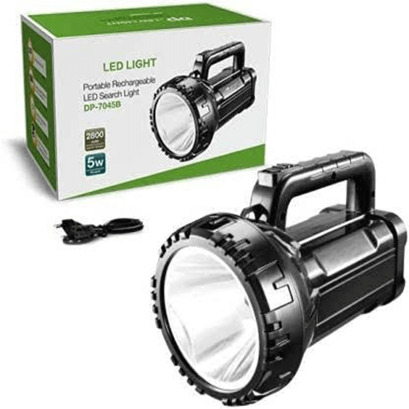 Rechargeable Waterproof Flashlight Emergency Light with Long Battery Life