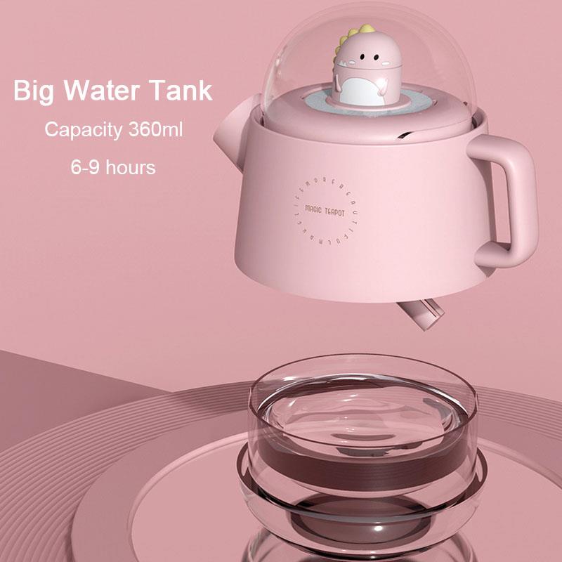 Cattle Shape Humidifier Air Purifier  Diffuser Aroma Salt Stone Wireless Room Fragrance Device Dormitory Bedroom Office Mute Night Appliance
