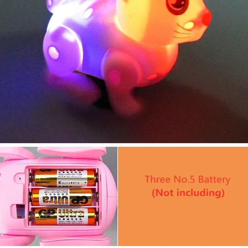 Battery Operated Jumping Rabbit with Lights - Arfa Mart