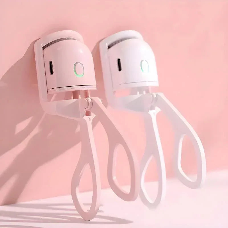 Compact and Rechargeable Mini Electric Eyelash Curler for Quick Long-Lasting Curling Ideal Tool for Women - Arfa Mart