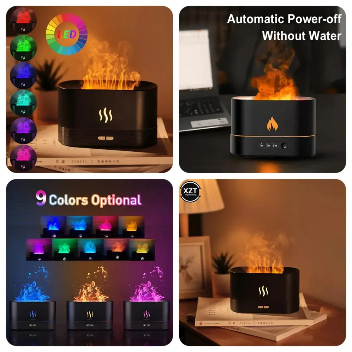 Flame Air Humidifier - Arfa Mart