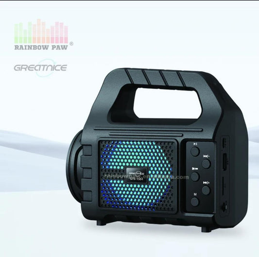 Wireless Portable Speaker with Solar panels