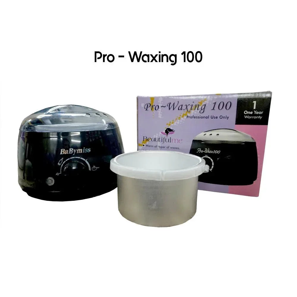 Pro wax 100 Mini Wax Warmer Heater Electric Hands Spa Hair Removal Depilatory Melting Wax Machine Pot Temperature Control - Arfa Mart