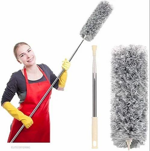 100inch Gray Expandable Fan Cleaner Mop