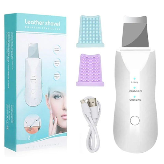 Skin Scrubber Deep Vibrate Facial Cleaner Shovel Spatula Not Ultrasonic Face Scrubber Peeling Blackhead Remover Facial Massager