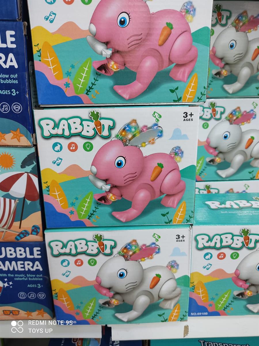 Battery Operated Jumping Rabbit with Lights