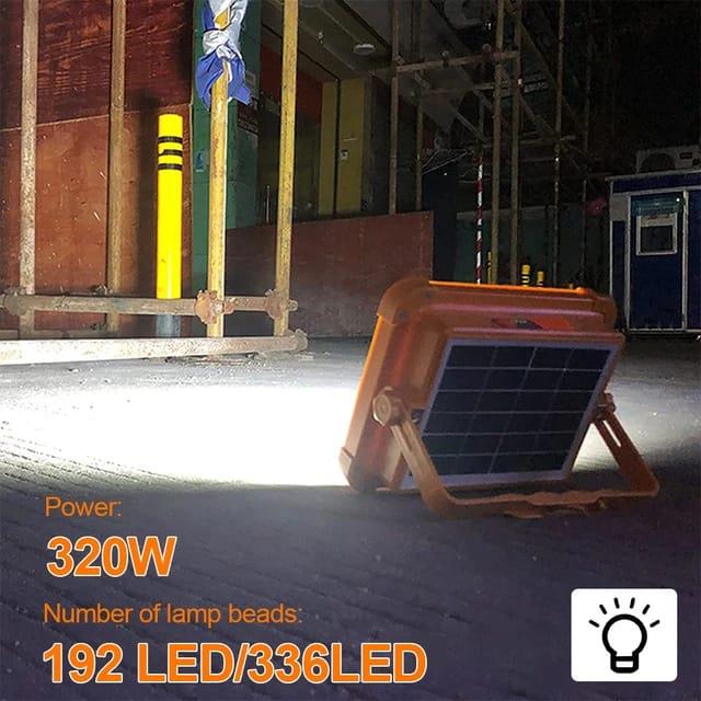 USB Rechargeable LED Solar Flood light 1000W with magnet strong light