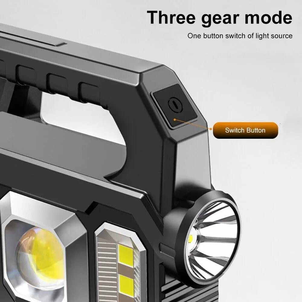 Multifunctional fan portable solar lamp YX-1809TF