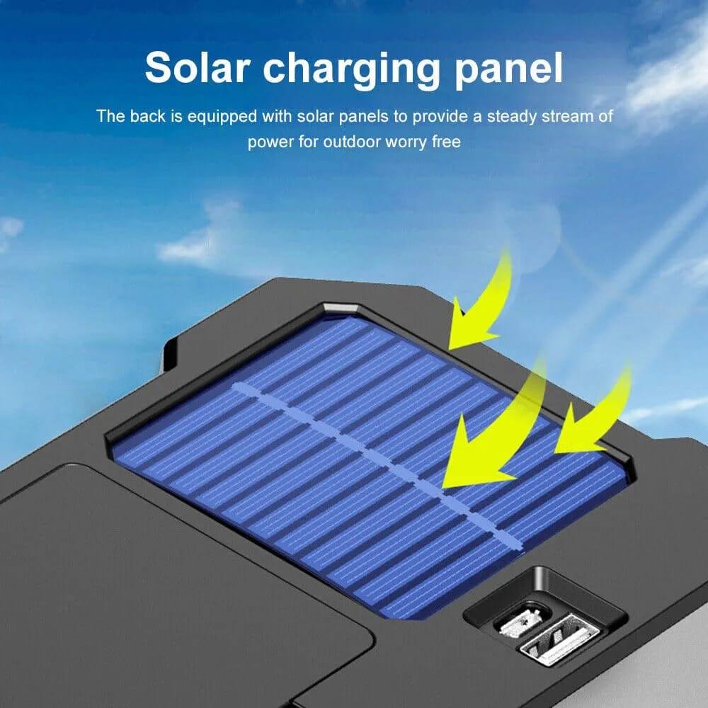 Multifunctional fan portable solar lamp YX-1809TF
