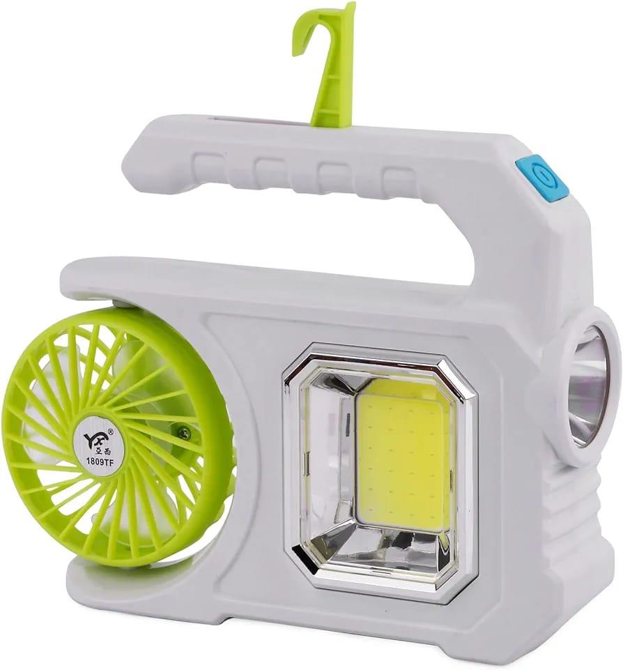 Multifunctional fan portable solar lamp YX-1809TF
