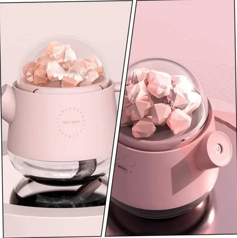 Cattle Shape Humidifier Air Purifier  Diffuser Aroma Salt Stone Wireless Room Fragrance Device Dormitory Bedroom Office Mute Night Appliance