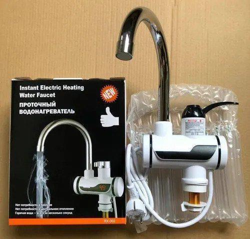 Hot Water Tap Instant Heating Electric Water Heater Faucet, instant electric water heater tap, instant electric geyser - Arfa Mart