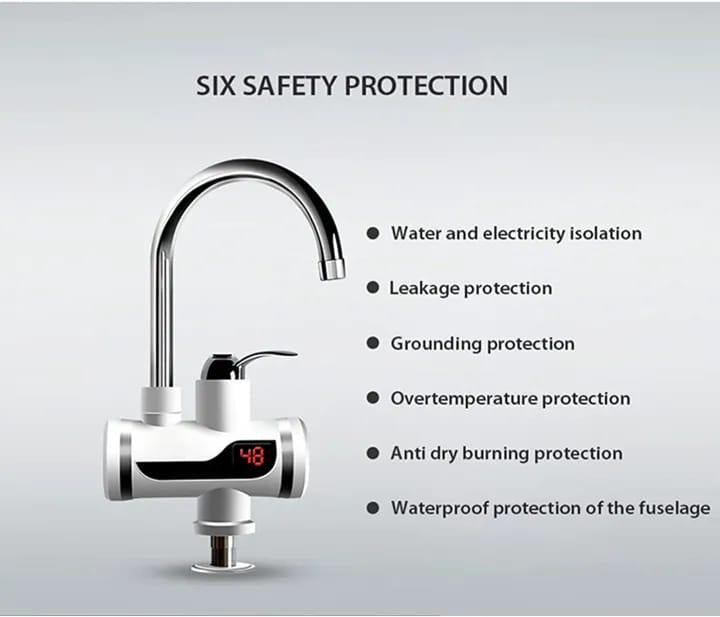 Hot Water Tap Instant Heating Electric Water Heater Faucet, instant electric water heater tap, instant electric geyser