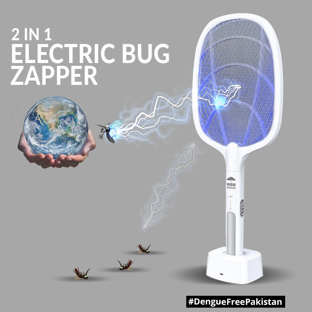 2 in 1 Mosquito Lamp and Racket