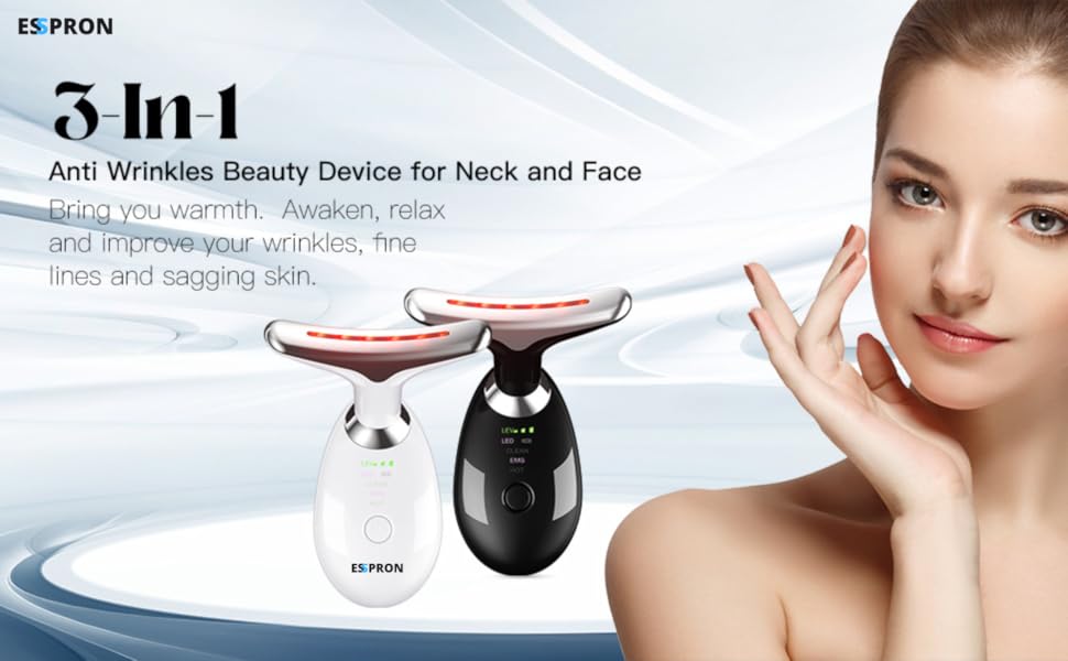 Red Light Therapy LED facial skin Rejuvenation, Lifting Tightening Machine for face & neck beauty device