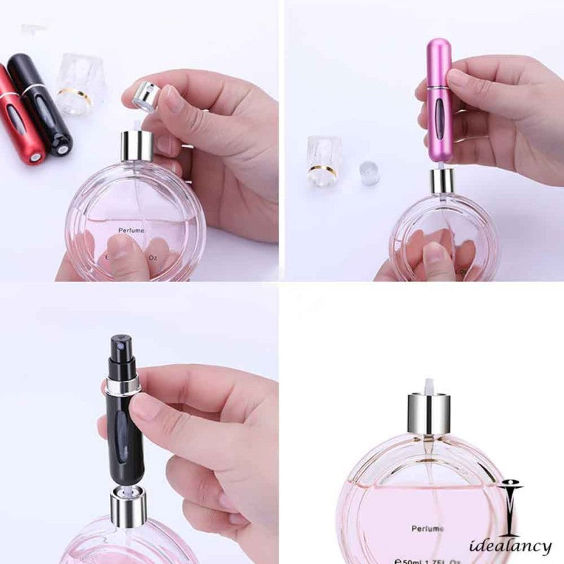 Refillable Mini Perfume Spray Bottle Aluminum