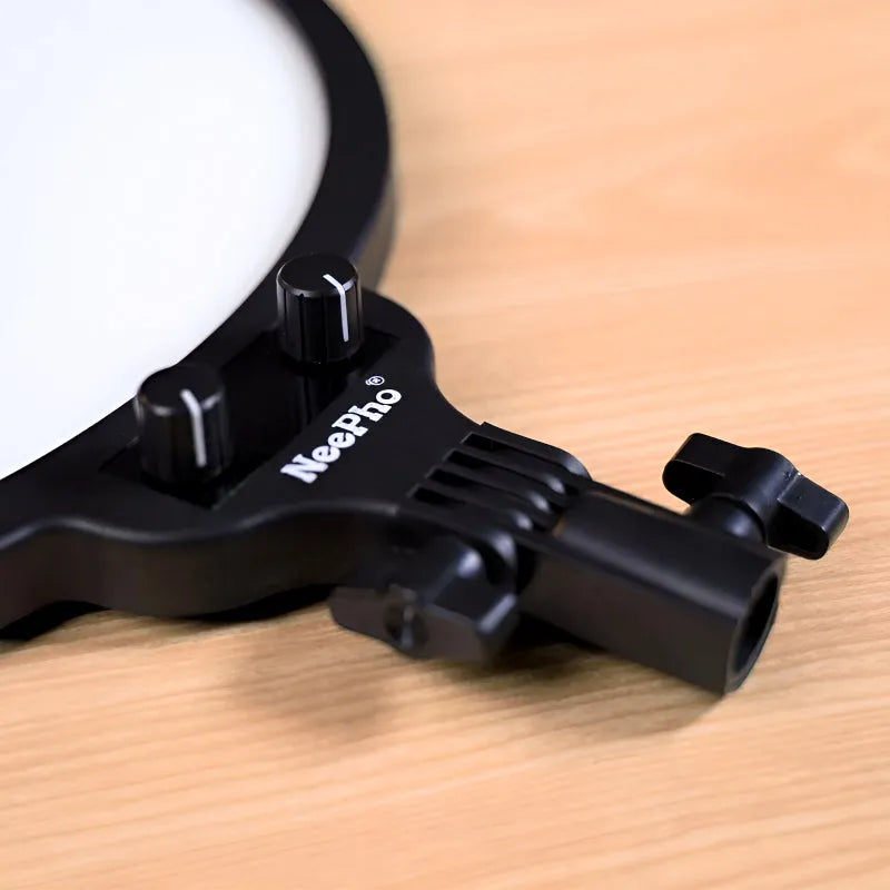 NP-26 NeePho 26 CM LED Soft Ring Light with 360° Rotating Pan Tilt and Three Color Temperature Modes