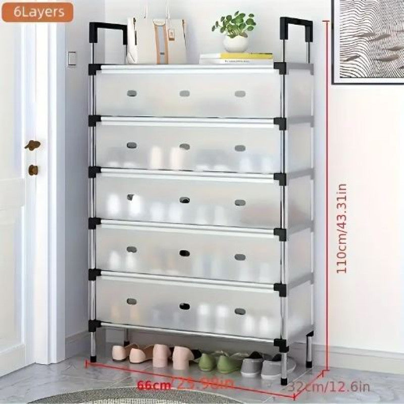 5 / 6 / 7 Layers Dust Proof Shoes Rack