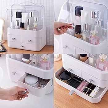 Acrylic Double Side Cosmetic Organizer
