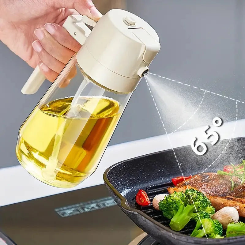 2 in 1 Glass oil sprayer and Dispanser