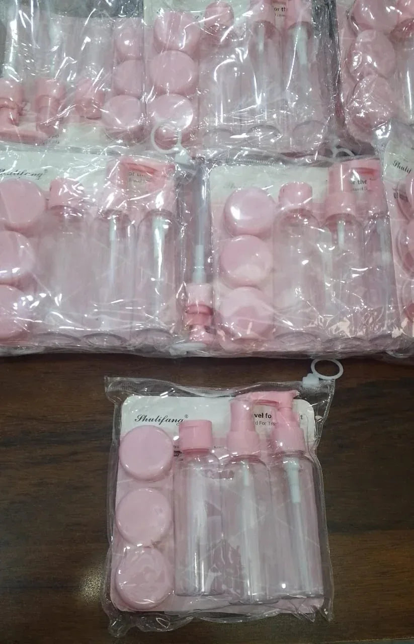 Travel bottles set empty
6 Pcs set - Arfa Mart