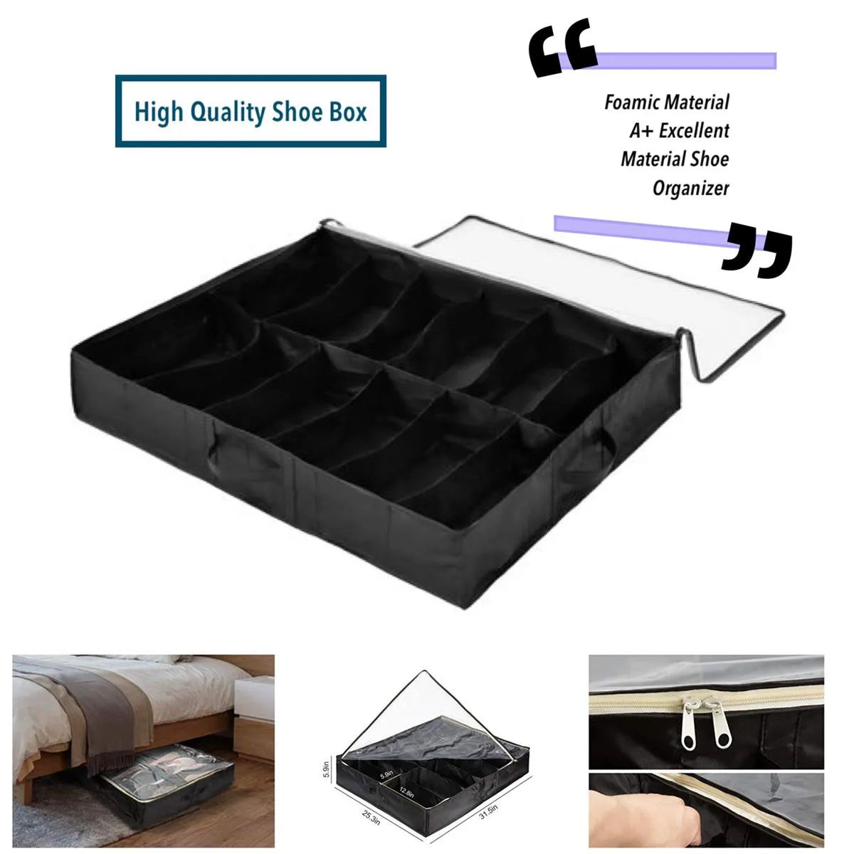 Shoes Under Foam Organizer