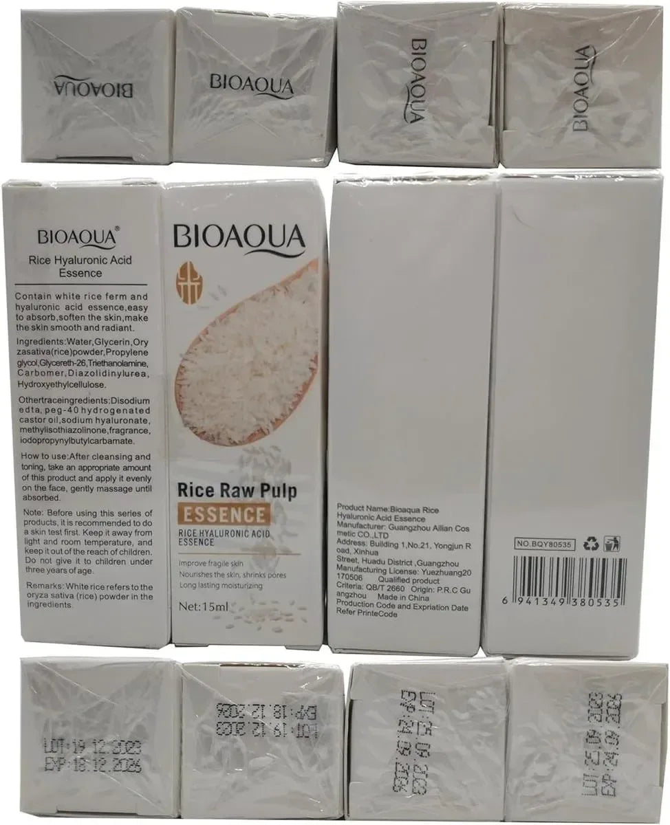 Hyaluronic Acid Rice Raw Pulp Essence Face Serum 15ml - Arfa Mart